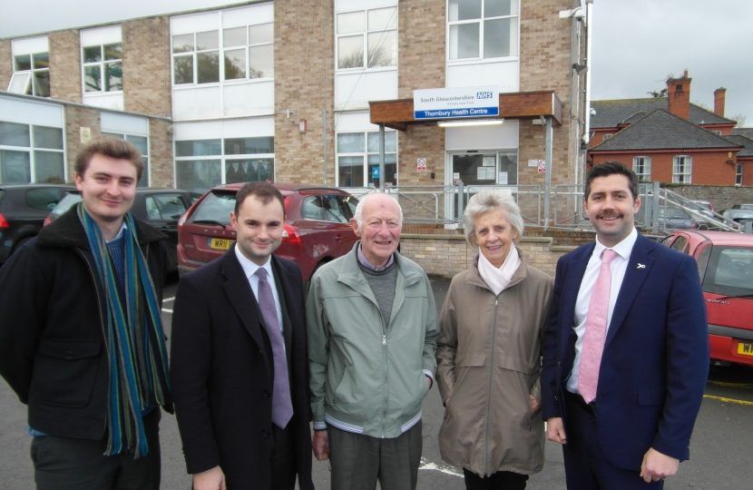 Luke, Conseervative Councillors and Friends of Thornbury Hospital