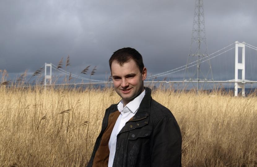 Luke Hall MP and the Severn Bridge