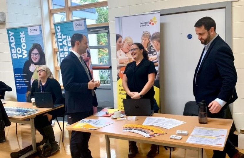 Luke Hall MP Jobs Fair