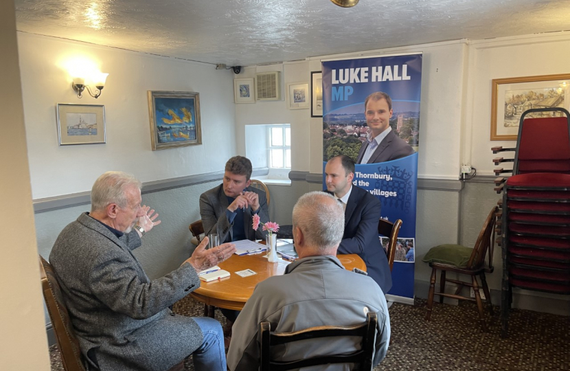 Luke Hall MP Surgery