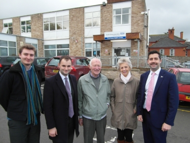 Luke, Conseervative Councillors and Friends of Thornbury Hospital