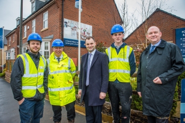 Luke and Tim at David Wilson Homes