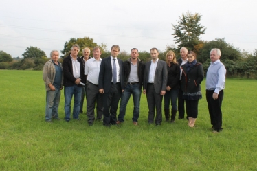 Luke with Kingswood MP Chris Skidmore and Local Campaigners