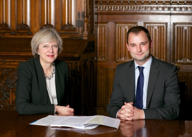 Luke Hall and the Prime Minister