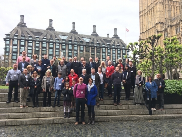 Residents of Falfield at Parliament