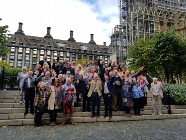 Wick residents at the Tour of Parliament