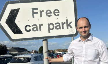 Luke Hall MP is demanding that car parking be kept free in South Gloucestershire